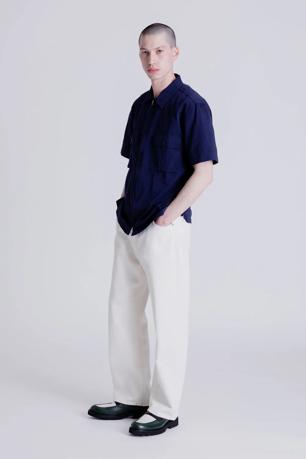 Safari Shirt - Navy
