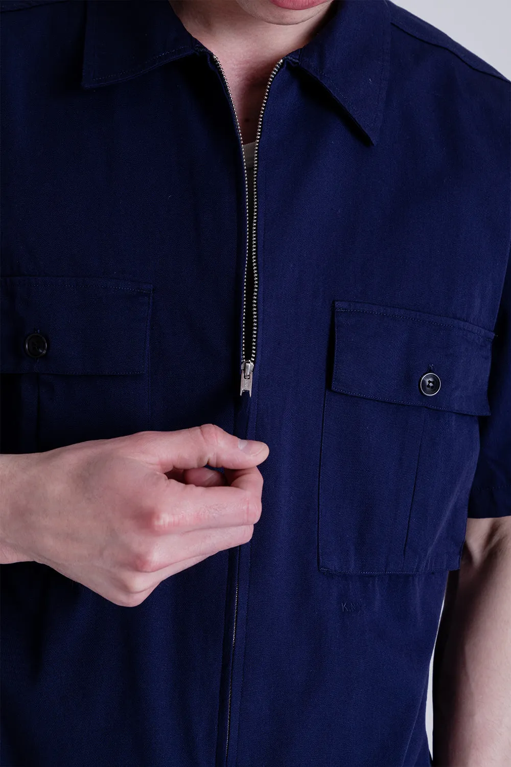 Safari Shirt - Navy