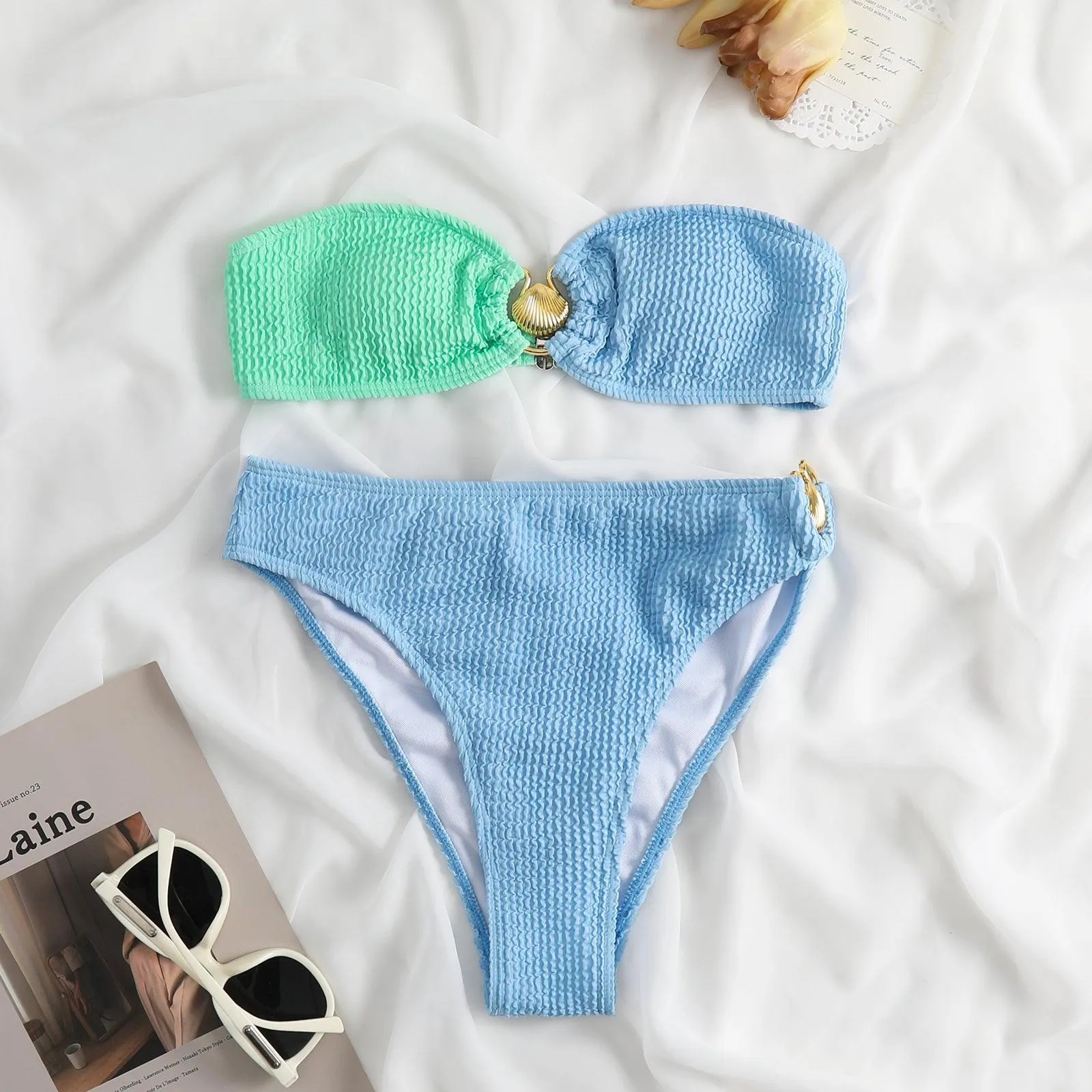 Shell Decoration Bikini Sets