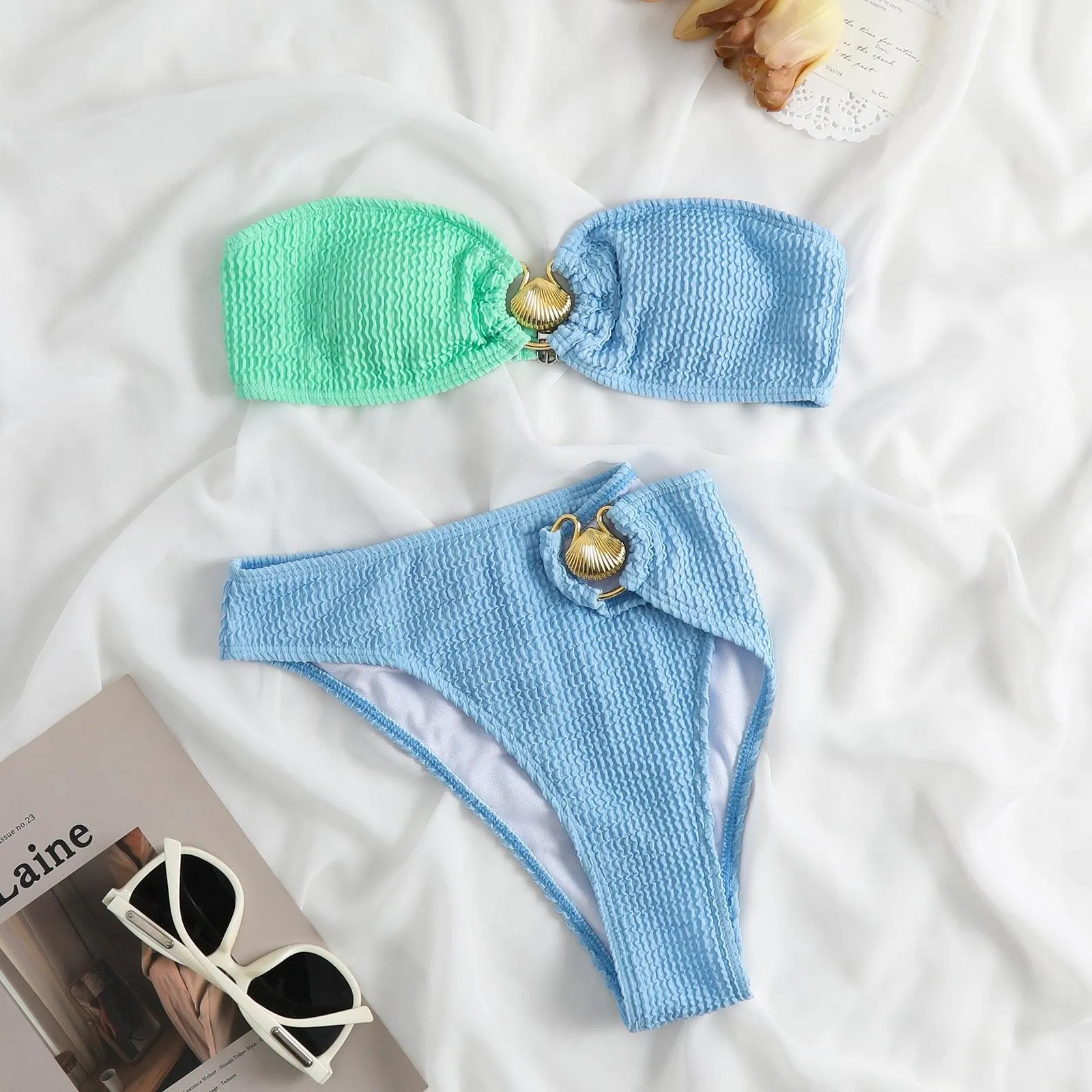 Shell Decoration Bikini Sets