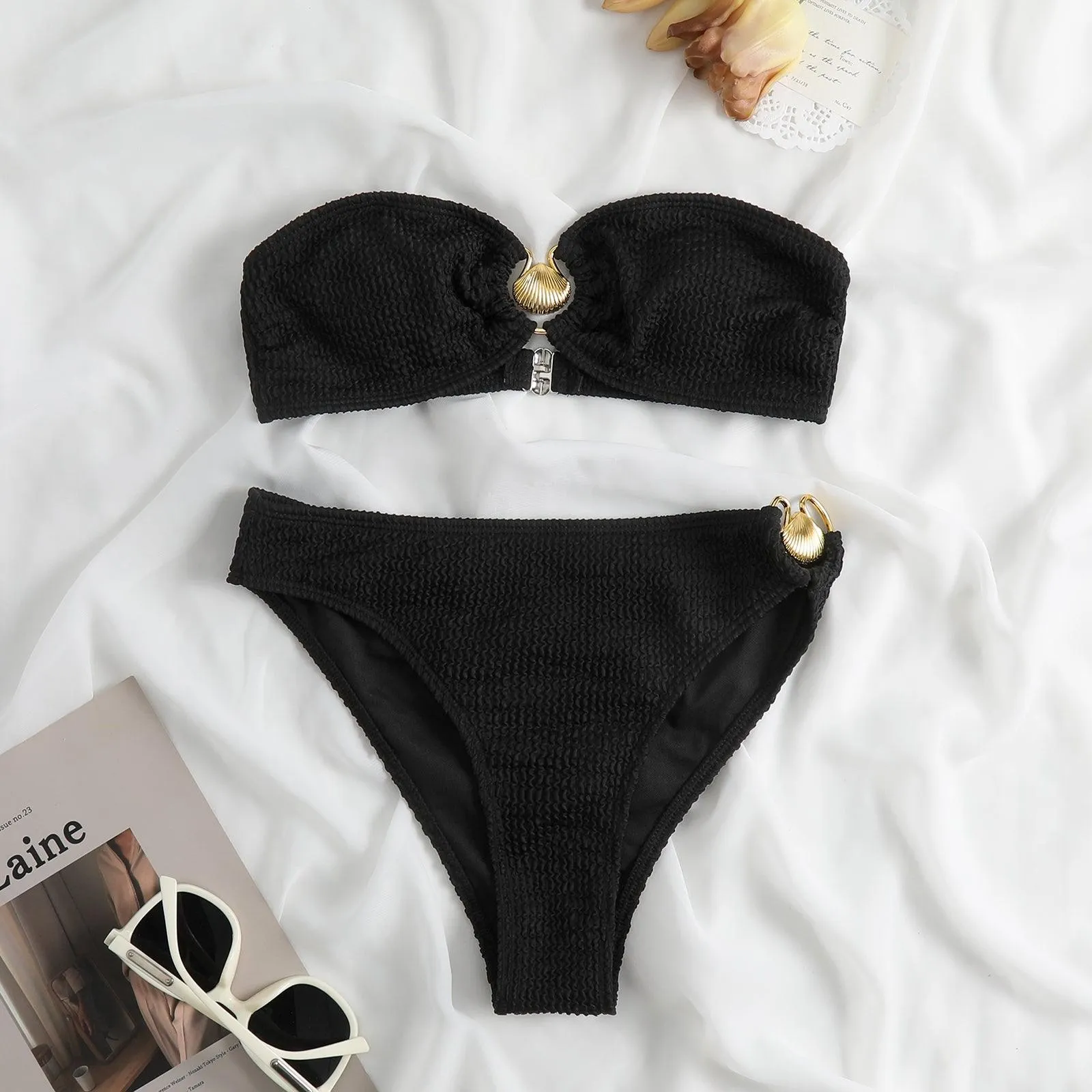 Shell Decoration Bikini Sets