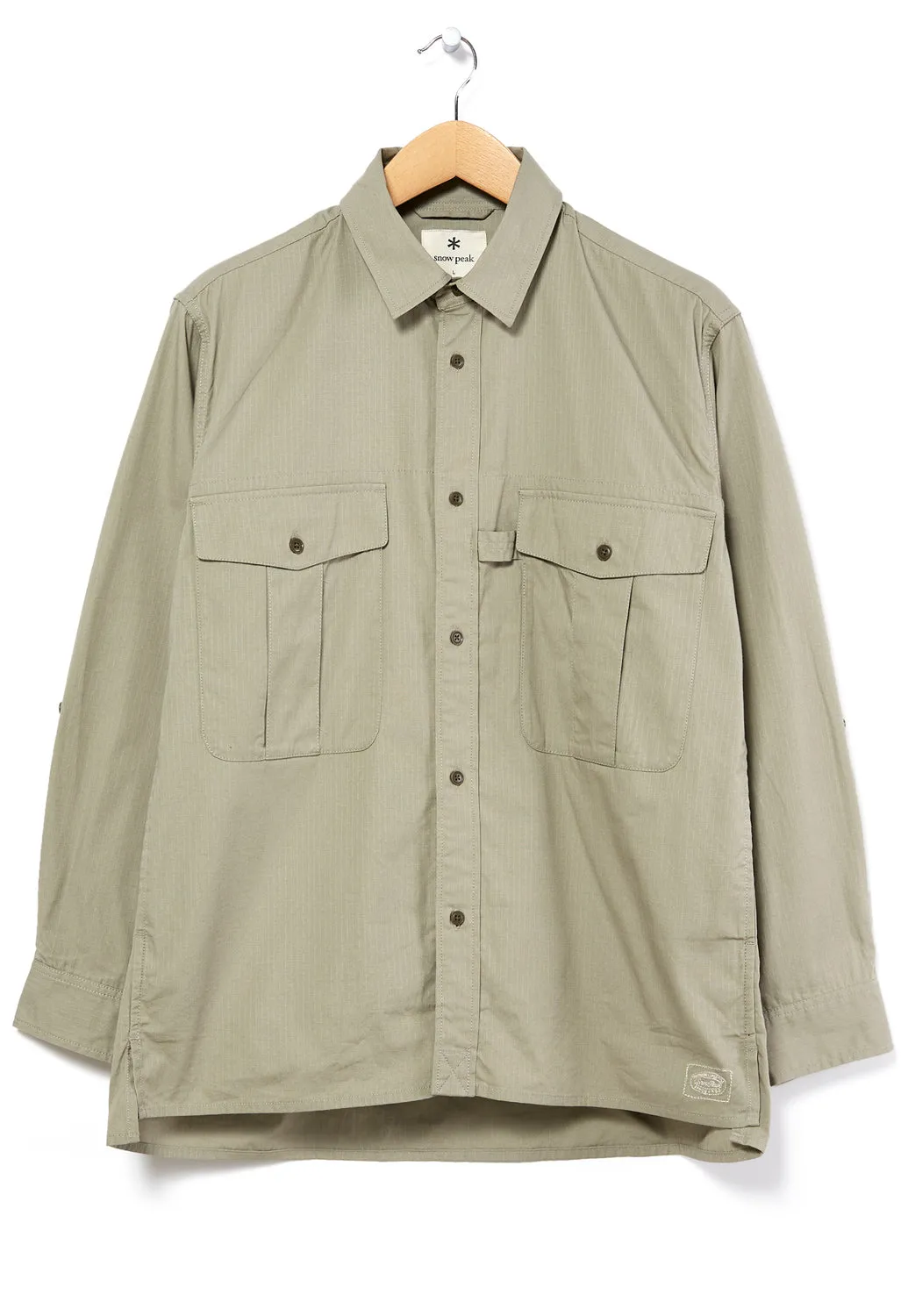 Snow Peak TAKIBI Light Ripstop Men's Shirt - Beige