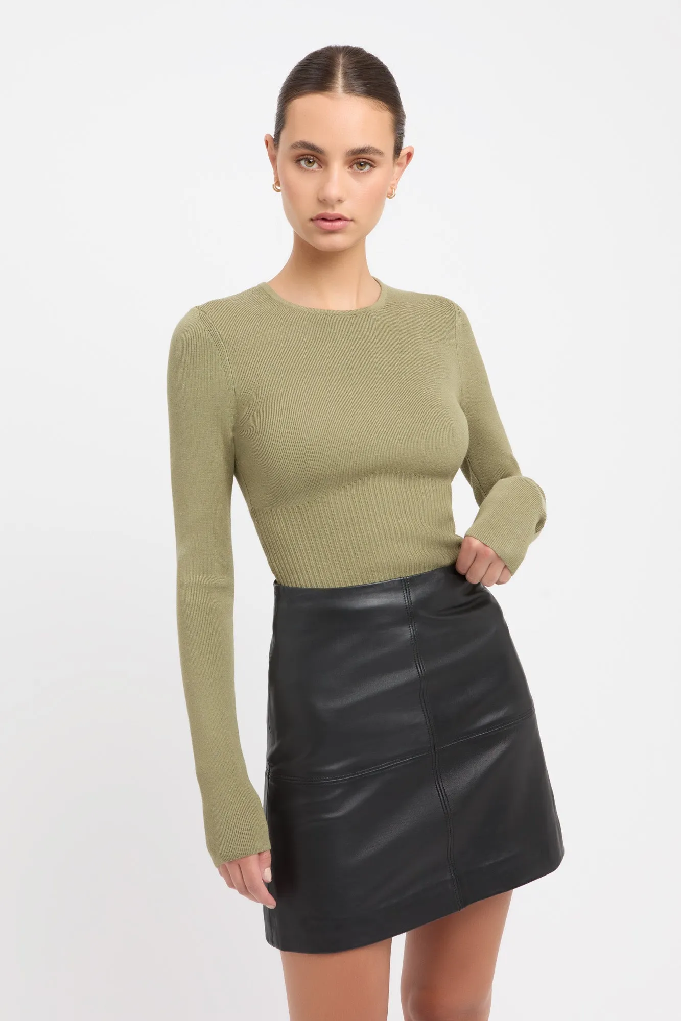 Snowden Rib Corset Top