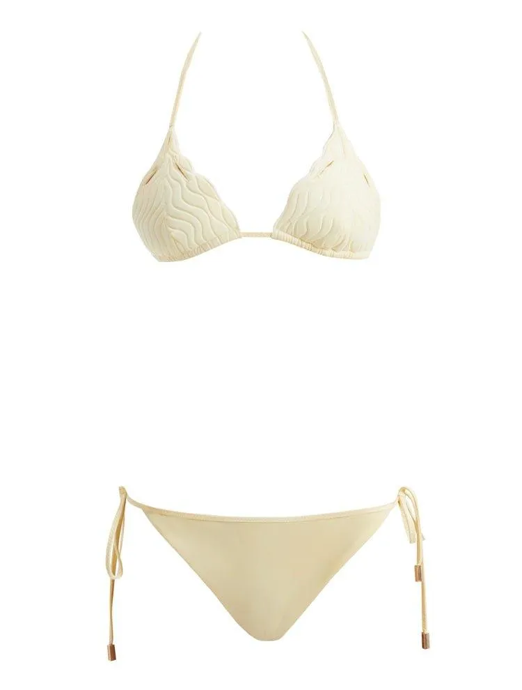 SOBER MAGAZINE - SARITA YELLOW BIKINI SET