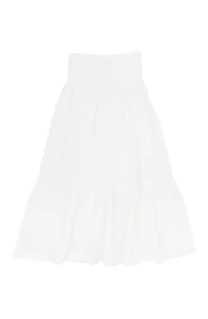 Sol Convertible Skirt into Dress in White