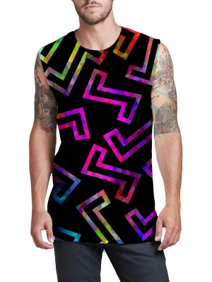 Sparkle Geometric Men's Muscle Tank
