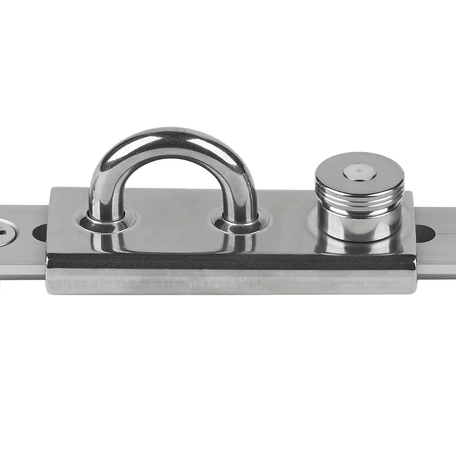 Stainless 1-1/4" T-Track Slider - Eye Slide/Lined   72-49