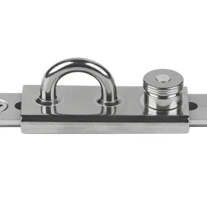 Stainless 1-1/4" T-Track Slider - Eye Slide/Lined   72-49