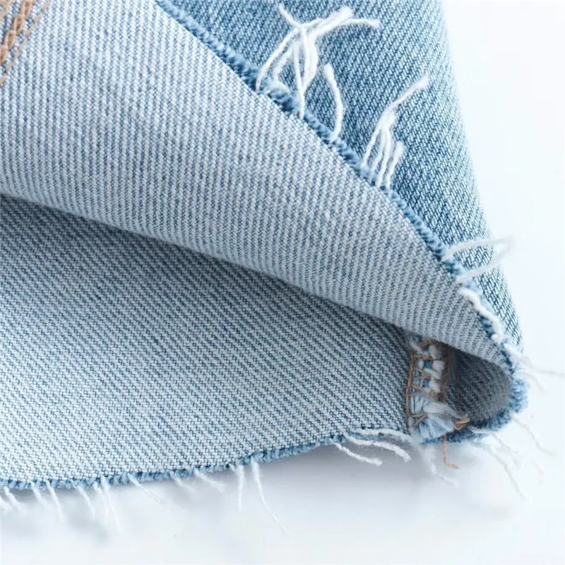 Strapless Denim Corset