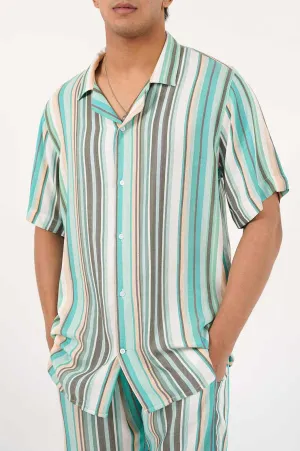 STRIPED SAFARI SHIRT