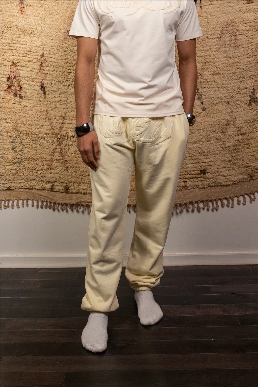 sustainable off-white unisex pants