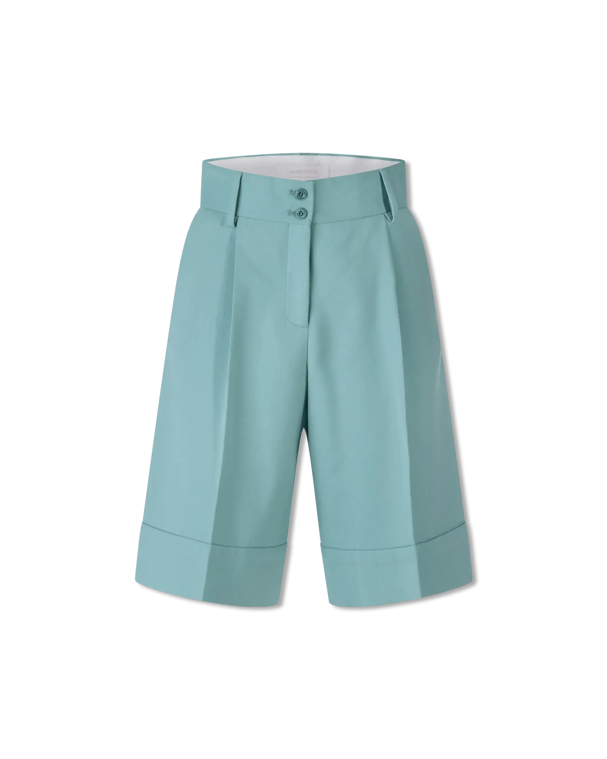 Tailored Cotton Bermuda Shorts