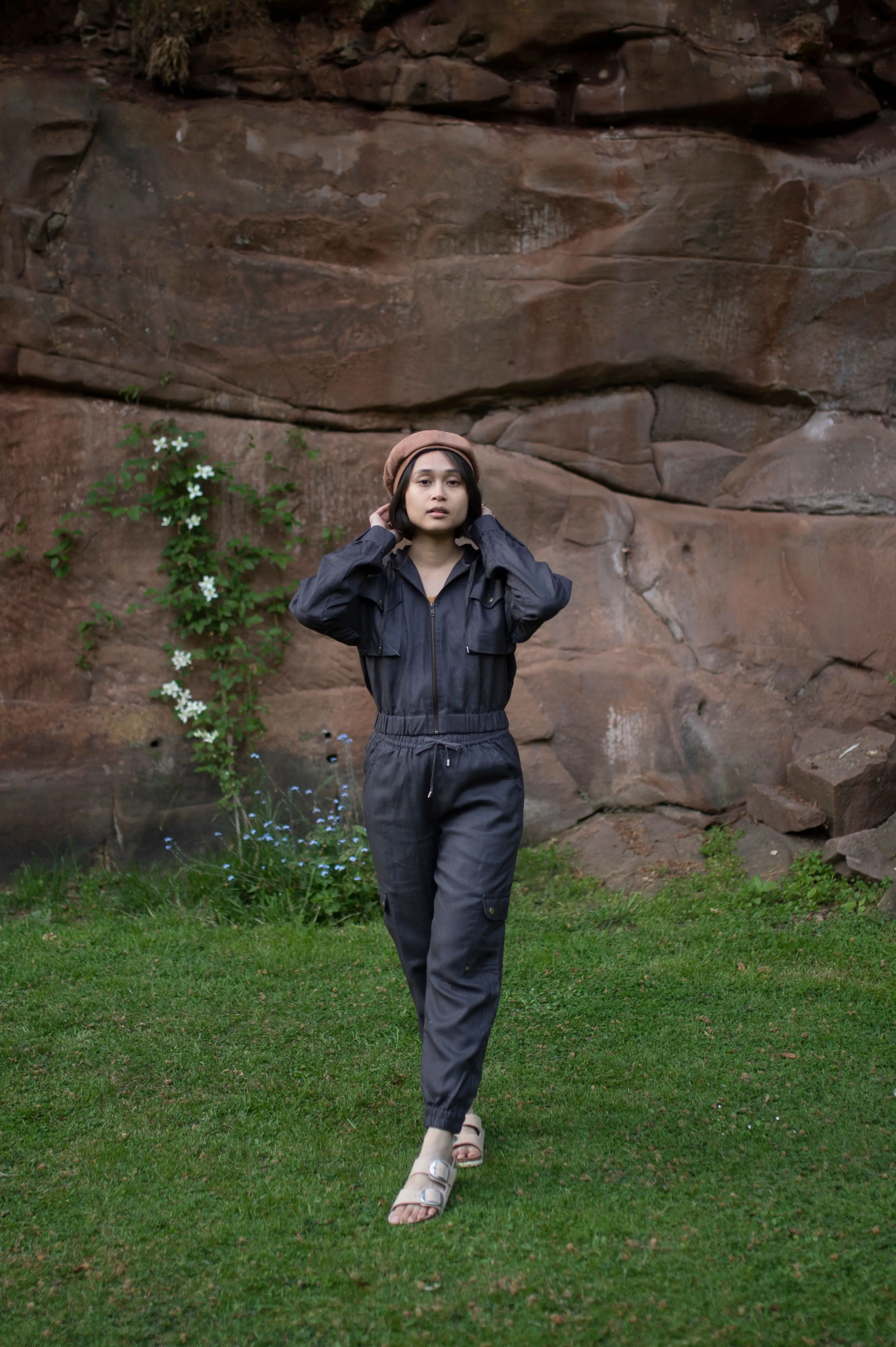 The Terra Tribe Charcoal Seoul Oversized Jacket