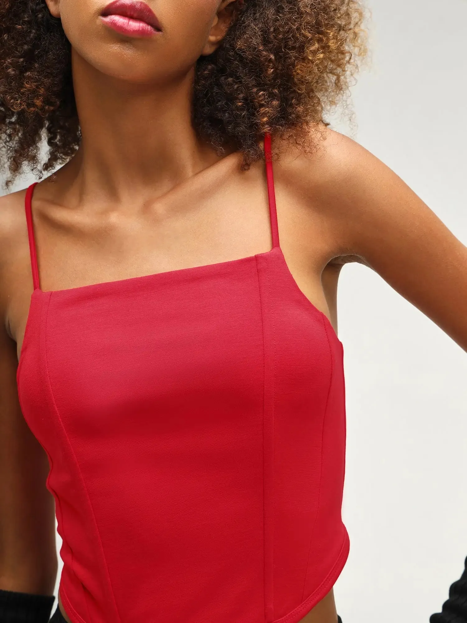 Tokyo Red Corset Top