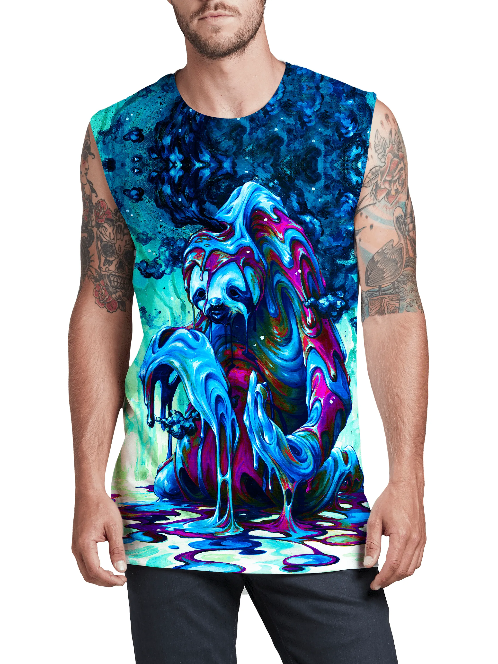 Toxic Sloth Men's Muscle Tank
