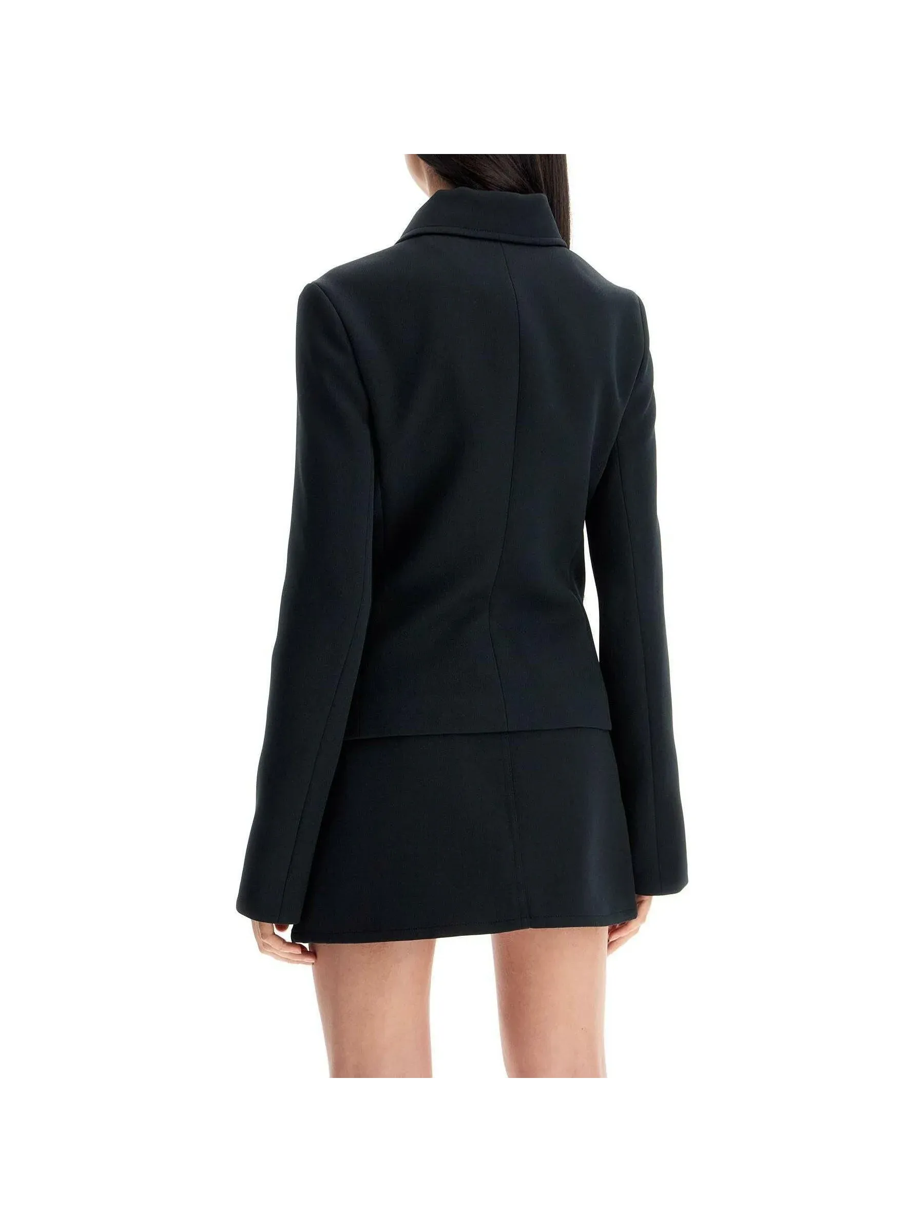 Twill Jacket with Zipped Closure