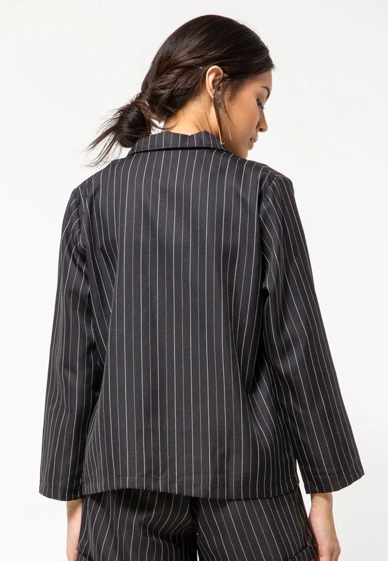 Twill Stripe Blazer