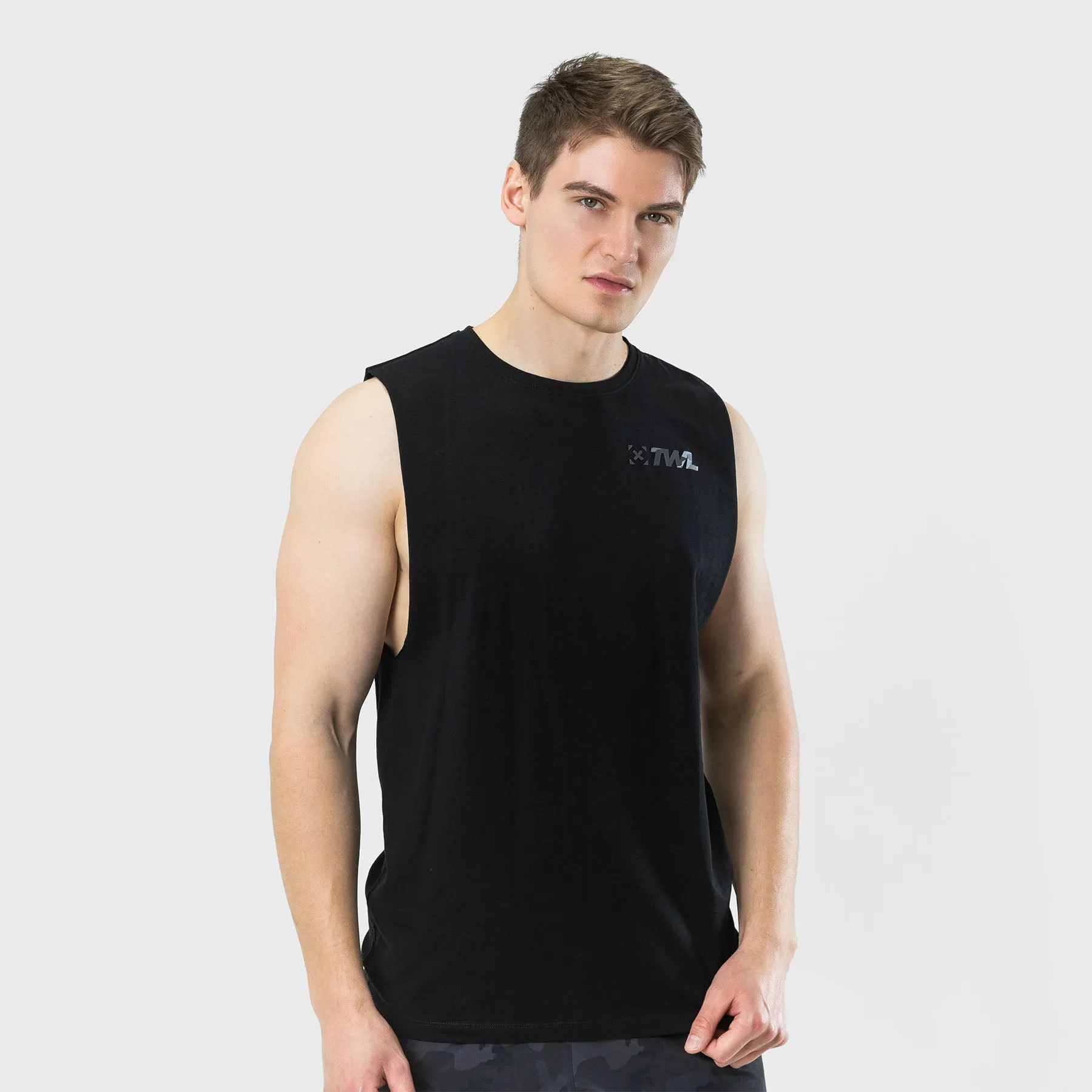 TWL - MEN'S EVERYDAY MUSCLE TANK SL - BLACK/CAMO