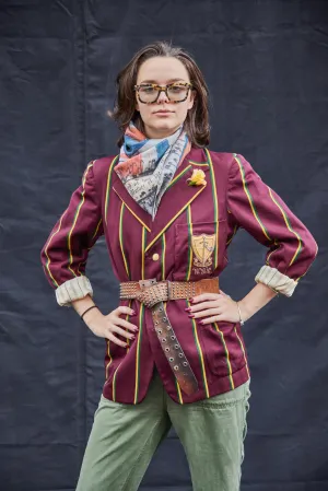 Vintage Rowing Blazer in Burgundy
