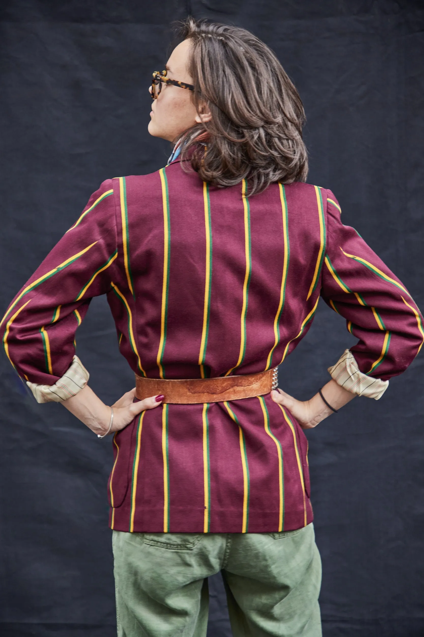 Vintage Rowing Blazer in Burgundy