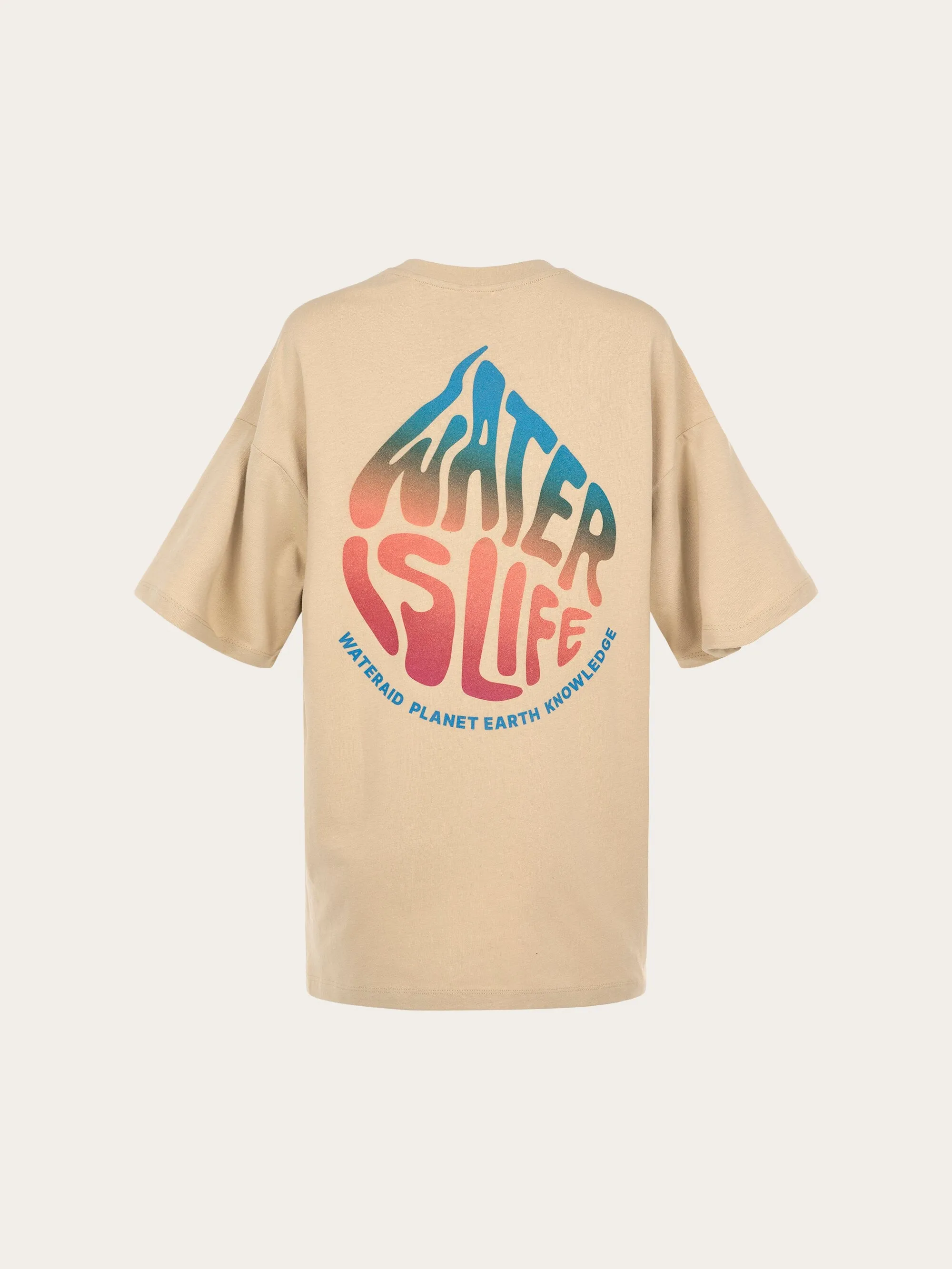 WATERAID Printed oversized t-shirt - Safari