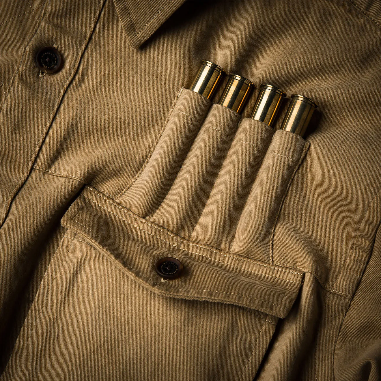 Westley Richards The Expedition Safari Shirt Brushed Sand