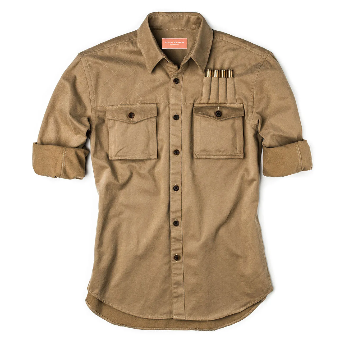 Westley Richards The Expedition Safari Shirt Brushed Sand