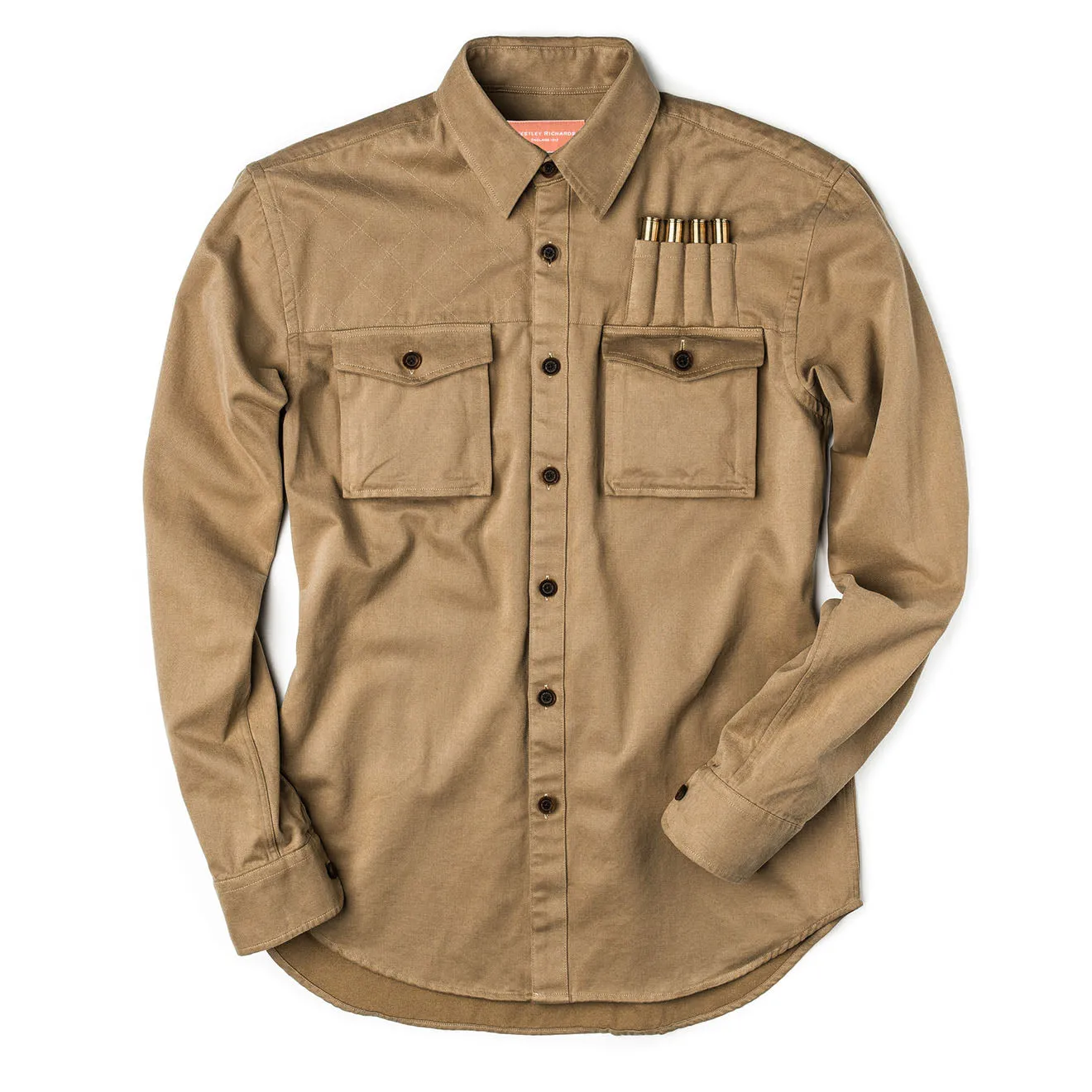 Westley Richards The Expedition Safari Shirt Brushed Sand