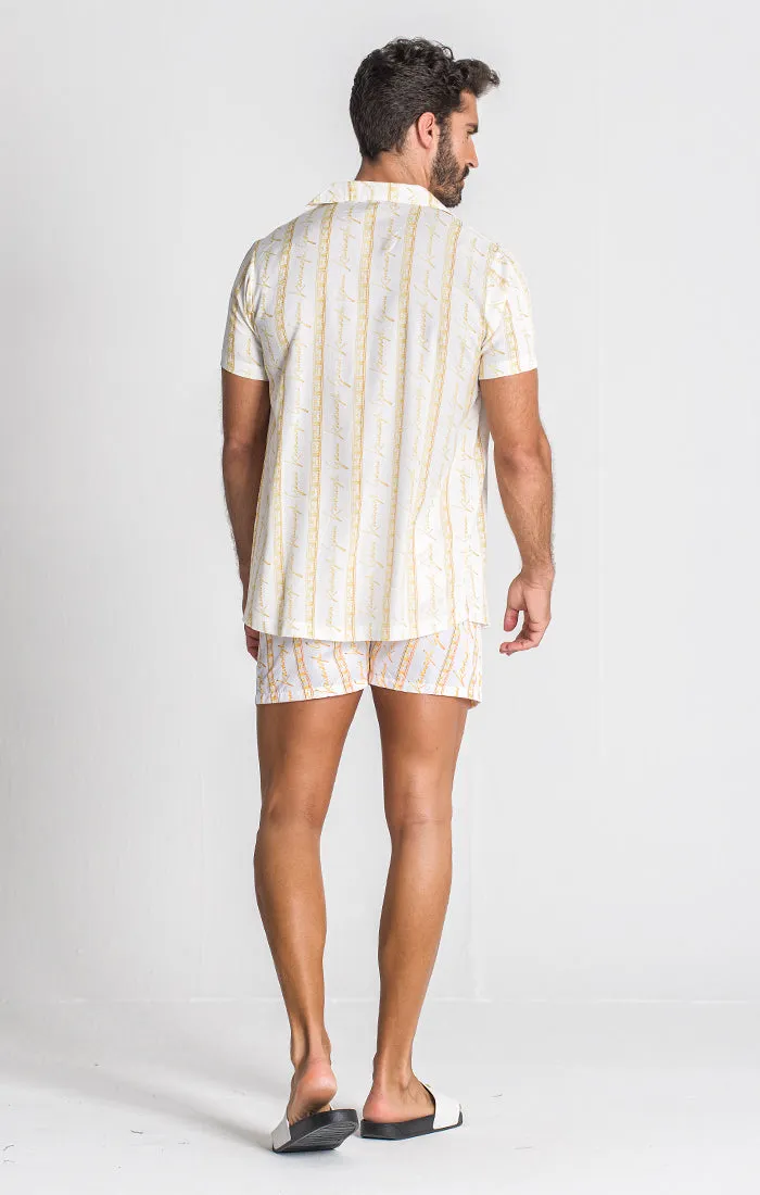 White Safari Luxe Shirt