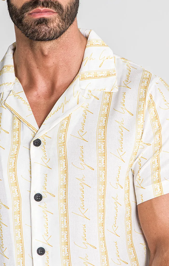White Safari Luxe Shirt
