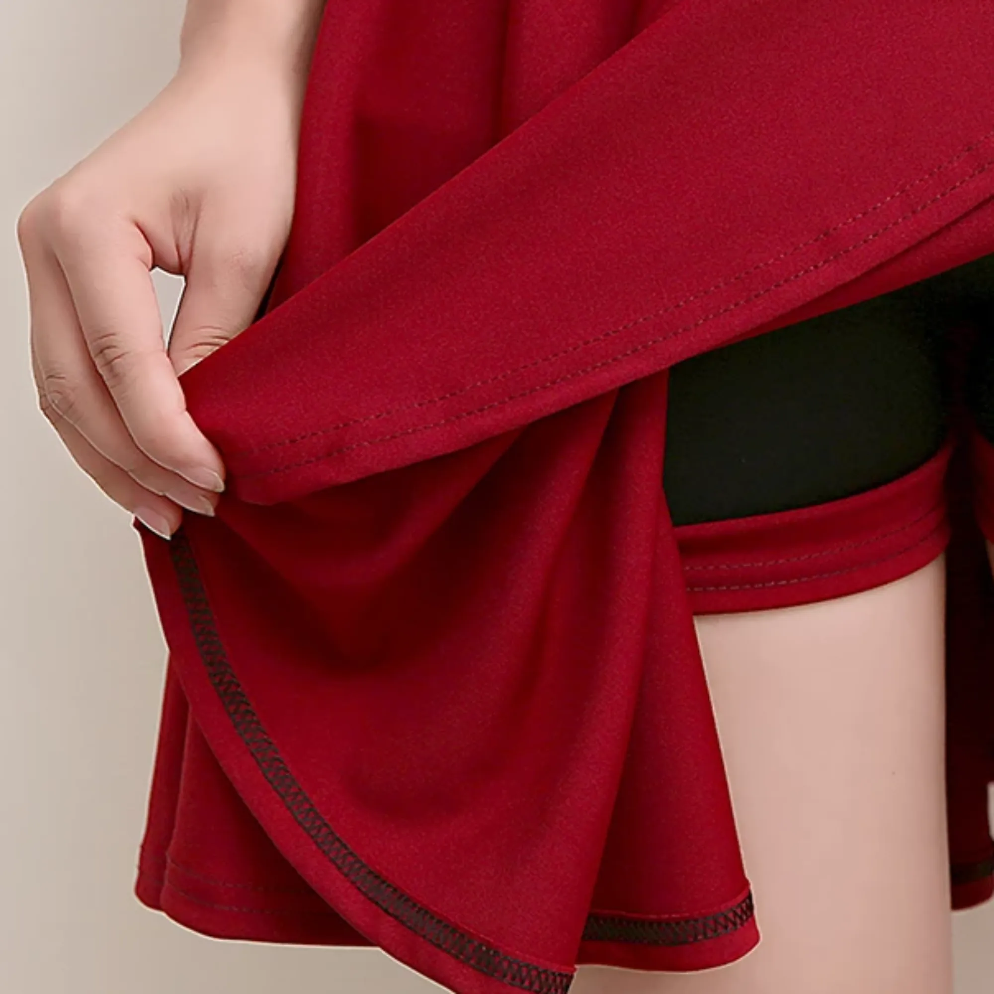 Women's Casual High-Waist A-Line Mini Skirt Shorts