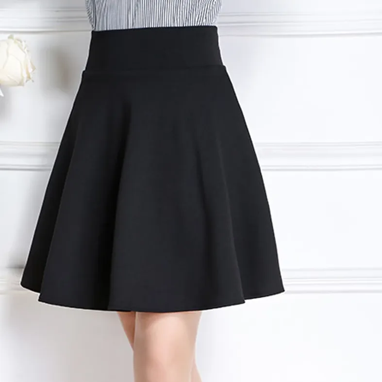 Women's Casual High-Waist A-Line Mini Skirt Shorts