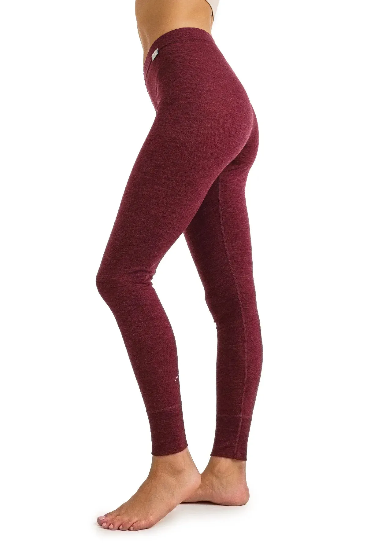 Women's Merino Pants 165 Burgundy
