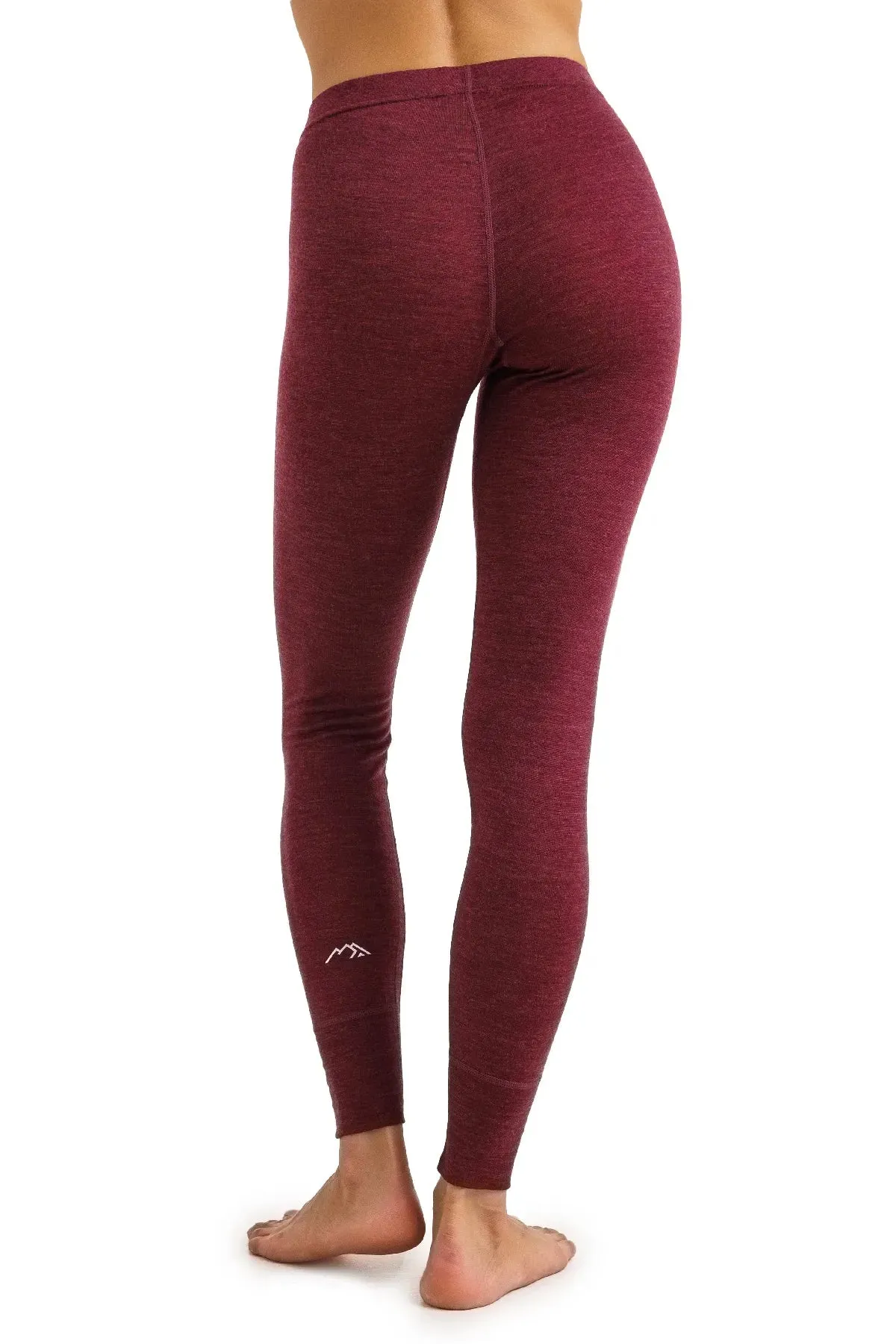 Women's Merino Pants 165 Burgundy
