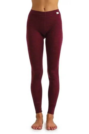 Women's Merino Pants 165 Burgundy