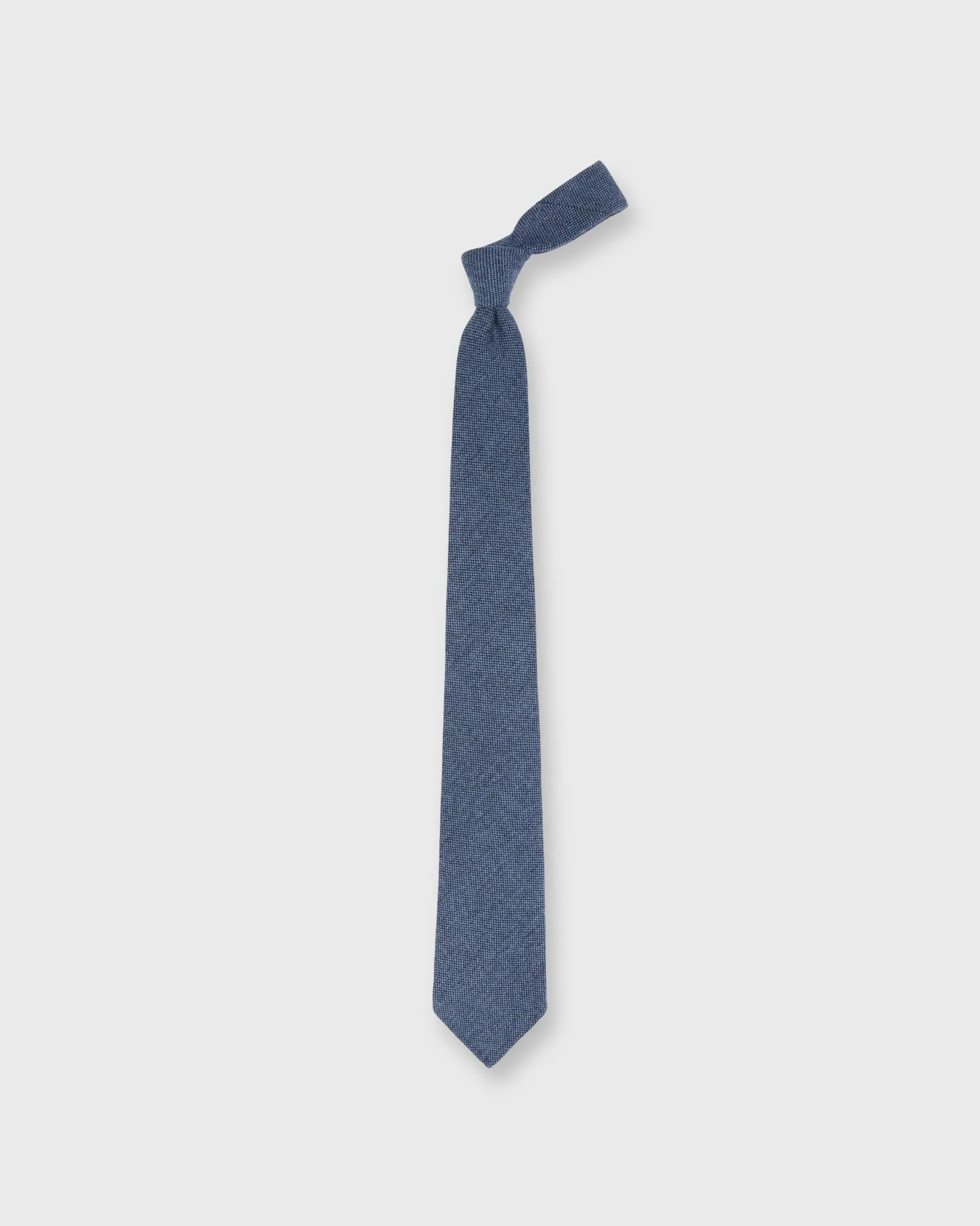 Wool Twill Tie in Sky
