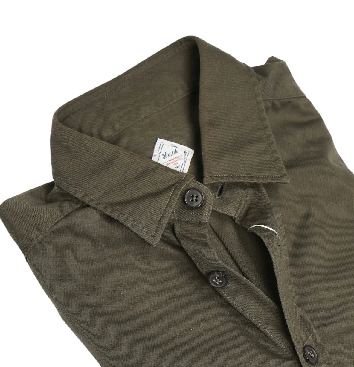 Xacus - Dark Green Tailored Safari Overhirt L