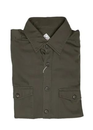 Xacus - Dark Green Tailored Safari Overhirt L