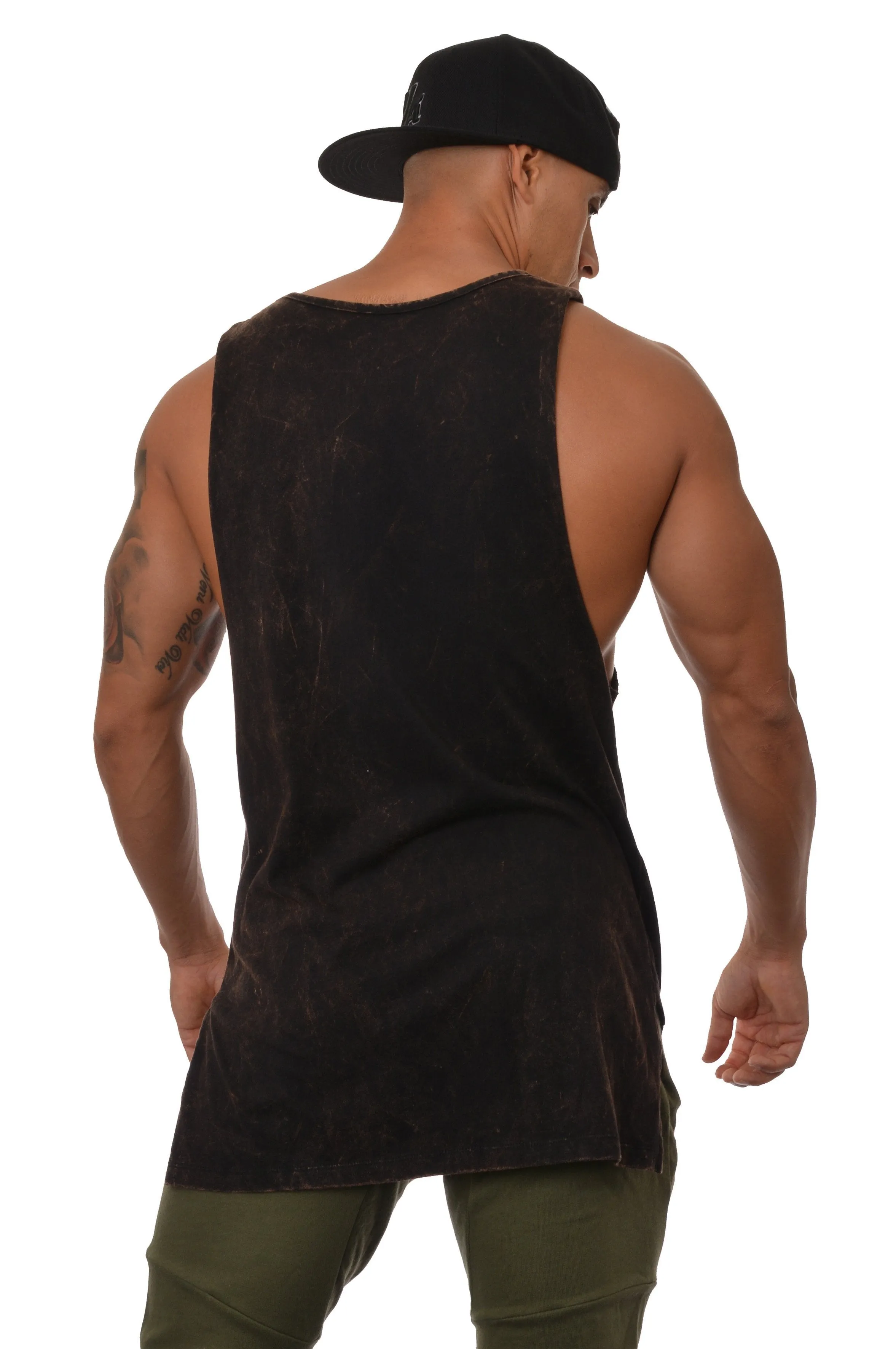 YoungLA Elongated Muscle Cut-Off Bodybuilding Tanks 306