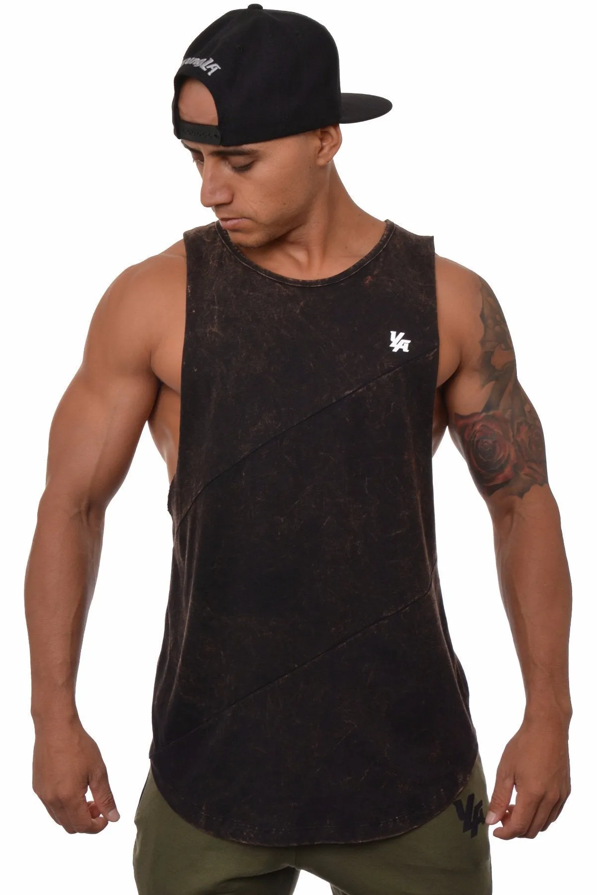 YoungLA Elongated Muscle Cut-Off Bodybuilding Tanks 306