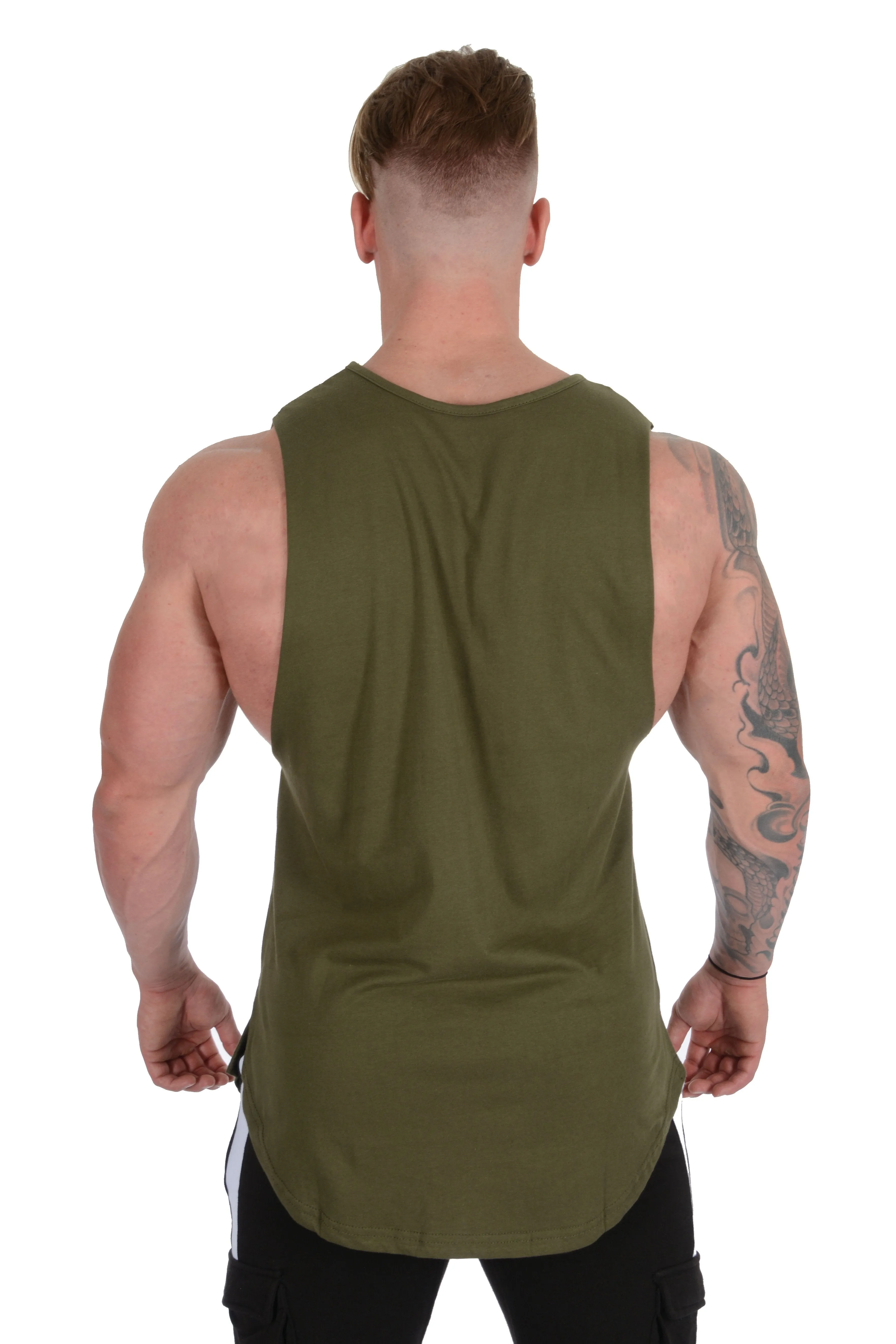 YoungLA Elongated Muscle Cut-Off Bodybuilding Tanks 306