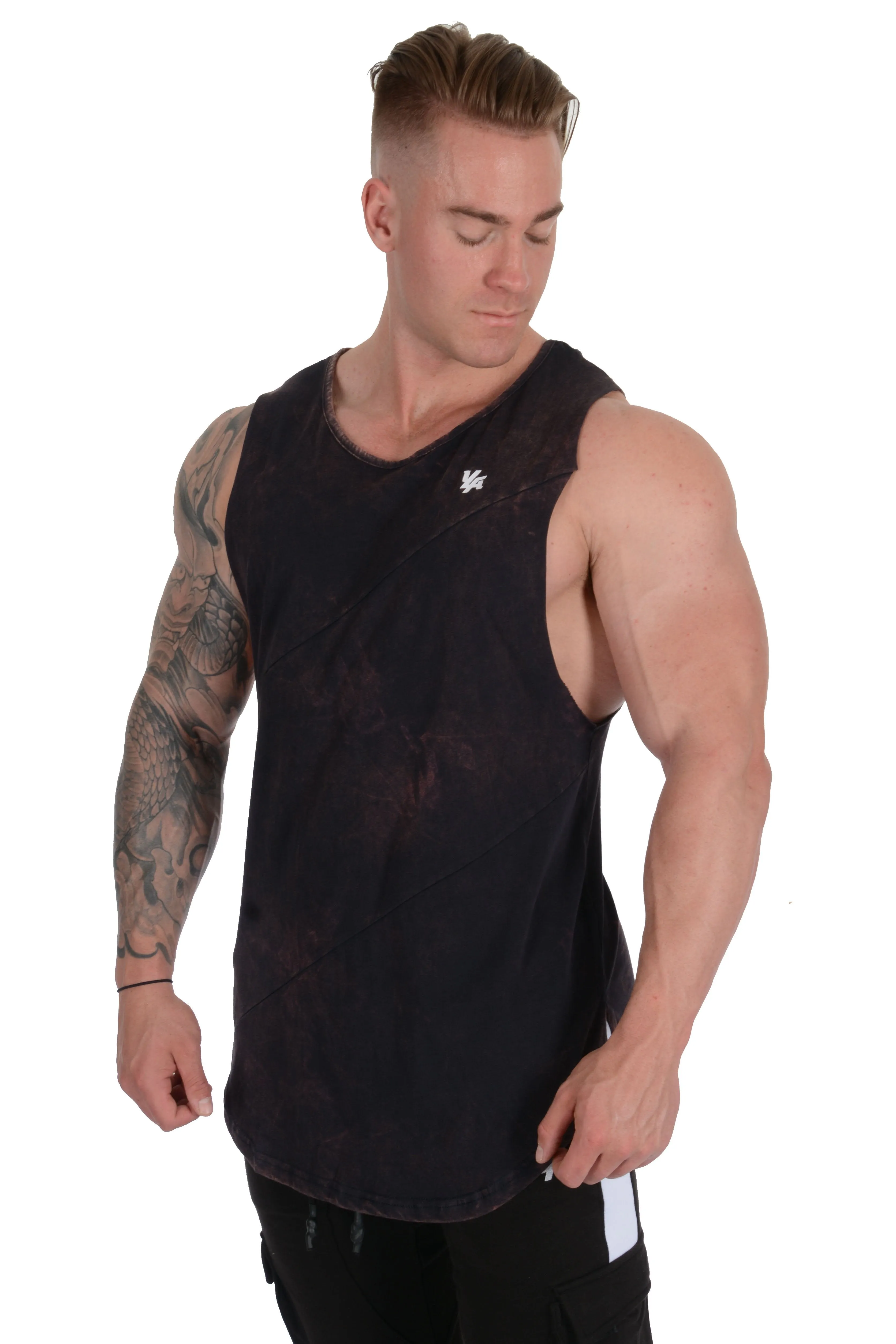 YoungLA Elongated Muscle Cut-Off Bodybuilding Tanks 306