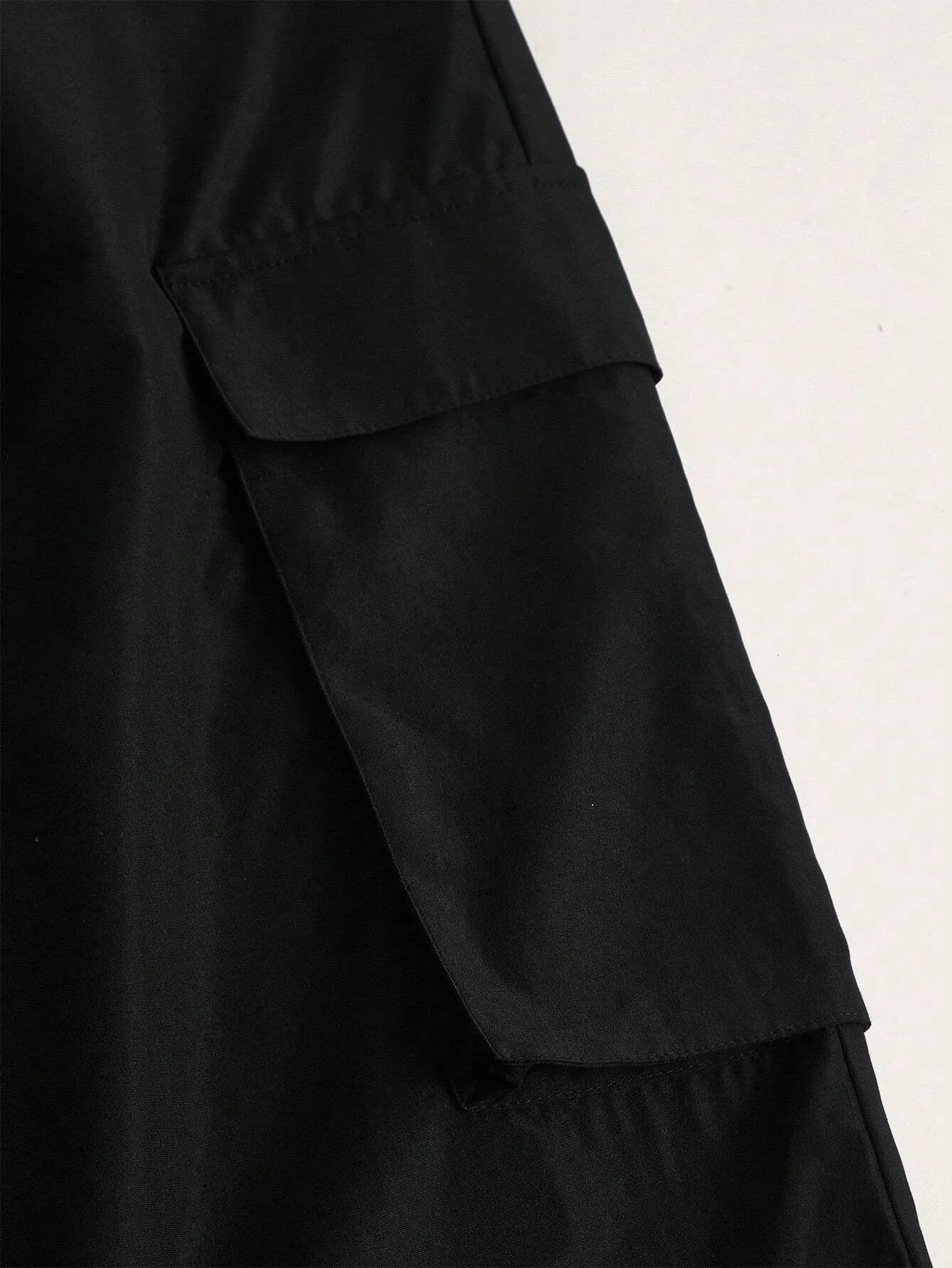 Zip Up Pocket Side Cargo Pants